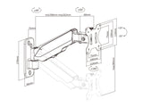 Multibrackets 0013 skærmbeslag og -stativer 81,3 cm (32") Væg Sort