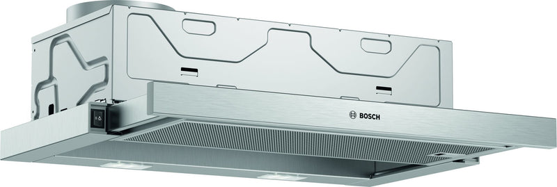 Bosch Serie 2 DFM064W54 emhætte Semi indbygget (træk ud) Metallic, Sølv 388 m³/t