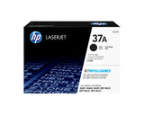 HP 37A Black Original LaserJet Toner Cartridge tonerpatron 1 stk