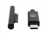 Manhattan 353632 USB-kabel 1,8 m USB C Surface Connect Sort