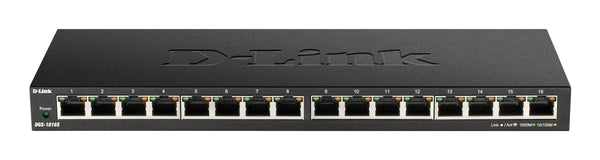 D-Link DGS-1016S Ikke administreret Gigabit Ethernet (10/100/1000) Sort