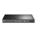 TP-Link JetStream TL-SG3428MP netværksswitch Administreret L2+ Gigabit Ethernet (10/100/1000) Strøm over Ethernet (PoE) 1U Sort
