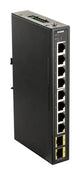 D-Link DIS-100G-10S netværksswitch Ikke administreret Gigabit Ethernet (10/100/1000) DIN rail Sort