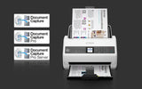 Epson DS-730N Skanner med papir-tilførsel 600 x 600 dpi A4 Sort, Grå