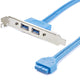 StarTech.com USB3SPLATE interface-kort/adapter Intern USB 3.2 Gen 1 (3.1 Gen 1)