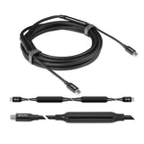 CLUB3D CAC-1535 USB-kabel USB 3.2 Gen 2 (3.1 Gen 2) 5 m USB C Sort