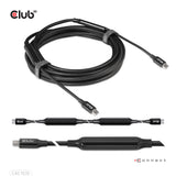 CLUB3D CAC-1535 USB-kabel USB 3.2 Gen 2 (3.1 Gen 2) 5 m USB C Sort