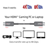CLUB3D CAC-1376 HDMI-kabel 10 m HDMI Type A (Standard) Sort