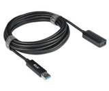 CLUB3D CAC-1411 USB-kabel USB 3.2 Gen 2 (3.1 Gen 2) 5 m USB A Sort