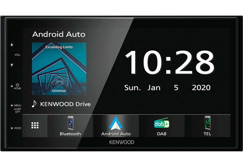 Kenwood Moniceiver DMX5020DABS Sort Bluetooth