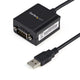 StarTech.com ICUSB2321F kabel kønsskifter DB-9 USB 2.0 A Sort