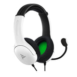PDP LVL40 Headset Ledningsført Spil Hvid