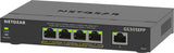 NETGEAR 5-Port Gigabit Ethernet High-Power PoE+ Plus Switch (GS305EPP) Administreret L2/L3 Gigabit Ethernet (10/100/1000) Strøm over Ethernet (PoE) Sort