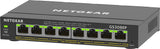 NETGEAR 8-Port Gigabit Ethernet PoE+ Plus Switch (GS308EP) Administreret L2/L3 Gigabit Ethernet (10/100/1000) Strøm over Ethernet (PoE) Sort