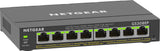 NETGEAR 8-Port Gigabit Ethernet PoE+ Plus Switch (GS308EP) Administreret L2/L3 Gigabit Ethernet (10/100/1000) Strøm over Ethernet (PoE) Sort