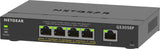 NETGEAR 5-Port Gigabit Ethernet PoE+ Plus Switch (GS305EP) Administreret L2/L3 Gigabit Ethernet (10/100/1000) Strøm over Ethernet (PoE) Sort