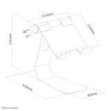 Neomounts DS15-050SL1 tablet sikkerhedslås Sølv 27,9 cm (11")