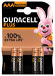 Duracell Plus 100 Engangsbatteri AAA Alkaline