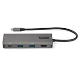 StarTech.com DKT31CHPDL dockingstation Ledningsført USB 3.2 Gen 2 (3.1 Gen 2) Type-C Sort, Grå
