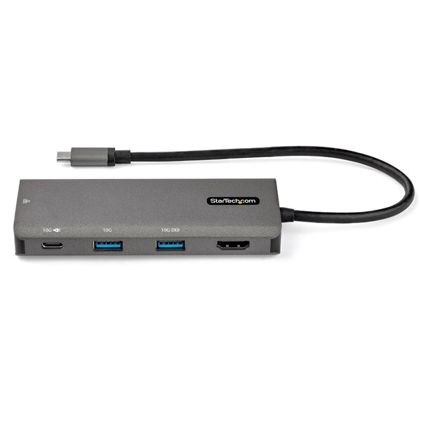 StarTech.com DKT31CHPDL dockingstation Ledningsført USB 3.2 Gen 2 (3.1 Gen 2) Type-C Sort, Grå