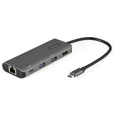 StarTech.com DKT31CHPDL dockingstation Ledningsført USB 3.2 Gen 2 (3.1 Gen 2) Type-C Sort, Grå