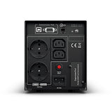 CyberPower PR750ELCDGR UPS-enhed Interaktivt indgangsstik 0,75 kVA 675 W 4 AC stikkontakt(er)