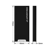 iStorage diskAshur M2 PIN 1 TB USB Type-A / USB Type-C 3.2 Gen 1 (3.1 Gen 1) Sort