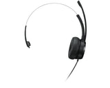 Lenovo 100 Mono Headset Ledningsført Kontor/Callcenter USB Type-A Sort