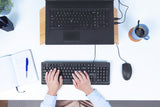 Trust Primo tastatur Medicinsk USB Nordisk Sort
