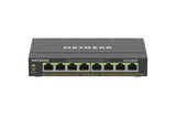NETGEAR 8-Port Gigabit Ethernet PoE+ Plus Switch (GS308EP) Administreret L2/L3 Gigabit Ethernet (10/100/1000) Strøm over Ethernet (PoE) Sort