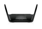 NETGEAR Nighthawk Tri-Band AX8 8-Stream AX6600 WiFi 6 Router (RAX70) trådløs router Gigabit Ethernet Tri-band (2,4 GHz / 5 GHz / 5 GHz) Sort