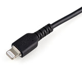 StarTech.com RUSBLTMM30CMB kabel til mobiltelefon Sort 0,3 m USB A Lightning