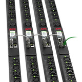 APC NetShelter 9000 strømforsyningsenhed (PDU) 24 AC stikkontakt(er) 0U Sort