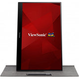 Viewsonic TD1655 computerskærm 39,6 cm (15.6") 1920 x 1080 pixel Fuld HD LED Berøringsskærm Multibruger Sort, Sølv
