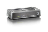 LevelOne FSW-0508TX netværksswitch Ikke administreret Fast Ethernet (10/100) Sort, Grå
