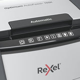 Rexel Optimum AutoFeed+ 150X A papirmakulator 55 dB 22 cm Sort, Grå