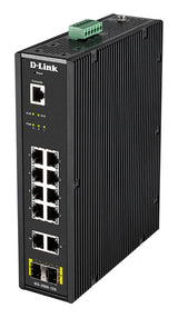 D-Link DIS-200G-12S netværksswitch Administreret L2 Gigabit Ethernet (10/100/1000) Sort