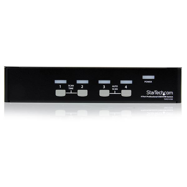 StarTech.com SV431USB KVM Switch Stativ-montering Sort
