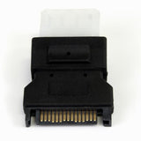 StarTech.com LP4SATAFM kabel kønsskifter SATA (15-pin) LP4 (4-pin) Sort
