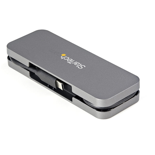 StarTech.com HB30CM4AB interface hub USB 3.2 Gen 1 (3.1 Gen 1) Type-C 5000 Mbit/s Sort, Grå
