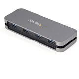 StarTech.com HB30CM4AB interface hub USB 3.2 Gen 1 (3.1 Gen 1) Type-C 5000 Mbit/s Sort, Grå