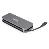 StarTech.com HB30CM4AB interface hub USB 3.2 Gen 1 (3.1 Gen 1) Type-C 5000 Mbit/s Sort, Grå