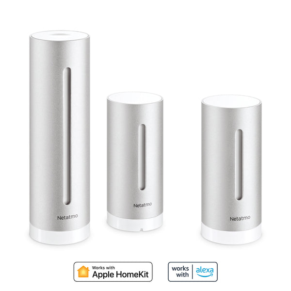 Netatmo NBU-NWS-NIM-EU digital vejrstation Sølv Vekselstrøm/batteri Wi-Fi