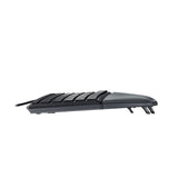 CHERRY KC 4500 ERGO tastatur Universel USB QWERTY US engelsk Sort