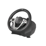 GENESIS Seaborg 400 Sort, Sølv USB Rat + Pedaler Nintendo Switch, PC, PlayStation 4, Playstation 3, Xbox 360, Xbox One, Xbox One S, Xbox One X