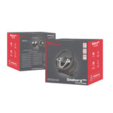 GENESIS Seaborg 400 Sort, Sølv USB Rat + Pedaler Nintendo Switch, PC, PlayStation 4, Playstation 3, Xbox 360, Xbox One, Xbox One S, Xbox One X
