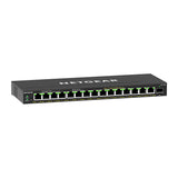 NETGEAR GS316EP-100PES netværksswitch Administreret Gigabit Ethernet (10/100/1000) Strøm over Ethernet (PoE) Sort