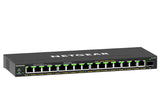 NETGEAR GS316EP-100PES netværksswitch Administreret Gigabit Ethernet (10/100/1000) Strøm over Ethernet (PoE) Sort