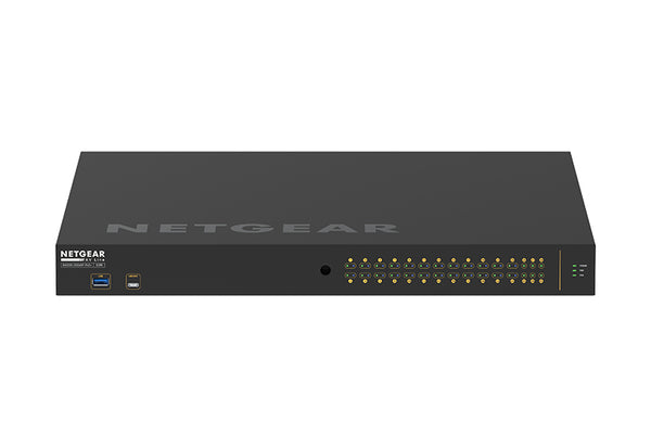 NETGEAR M4250-26G4XF-PoE+ Administreret L2/L3 Gigabit Ethernet (10/100/1000) Strøm over Ethernet (PoE) 1U Sort