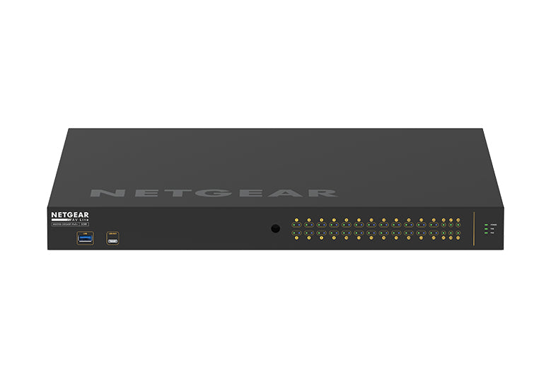 NETGEAR M4250-26G4XF-PoE+ Administreret L2/L3 Gigabit Ethernet (10/100/1000) Strøm over Ethernet (PoE) 1U Sort